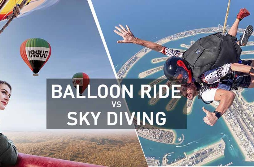 Balloon Ride vs Sky Diving